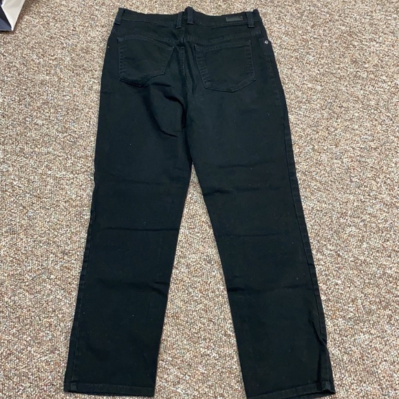 Gloria Vanderbilt vintage black high waste jeans size 12P - Picture 3 of 10